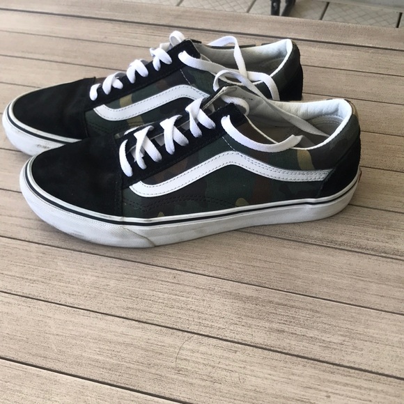 low top camo vans